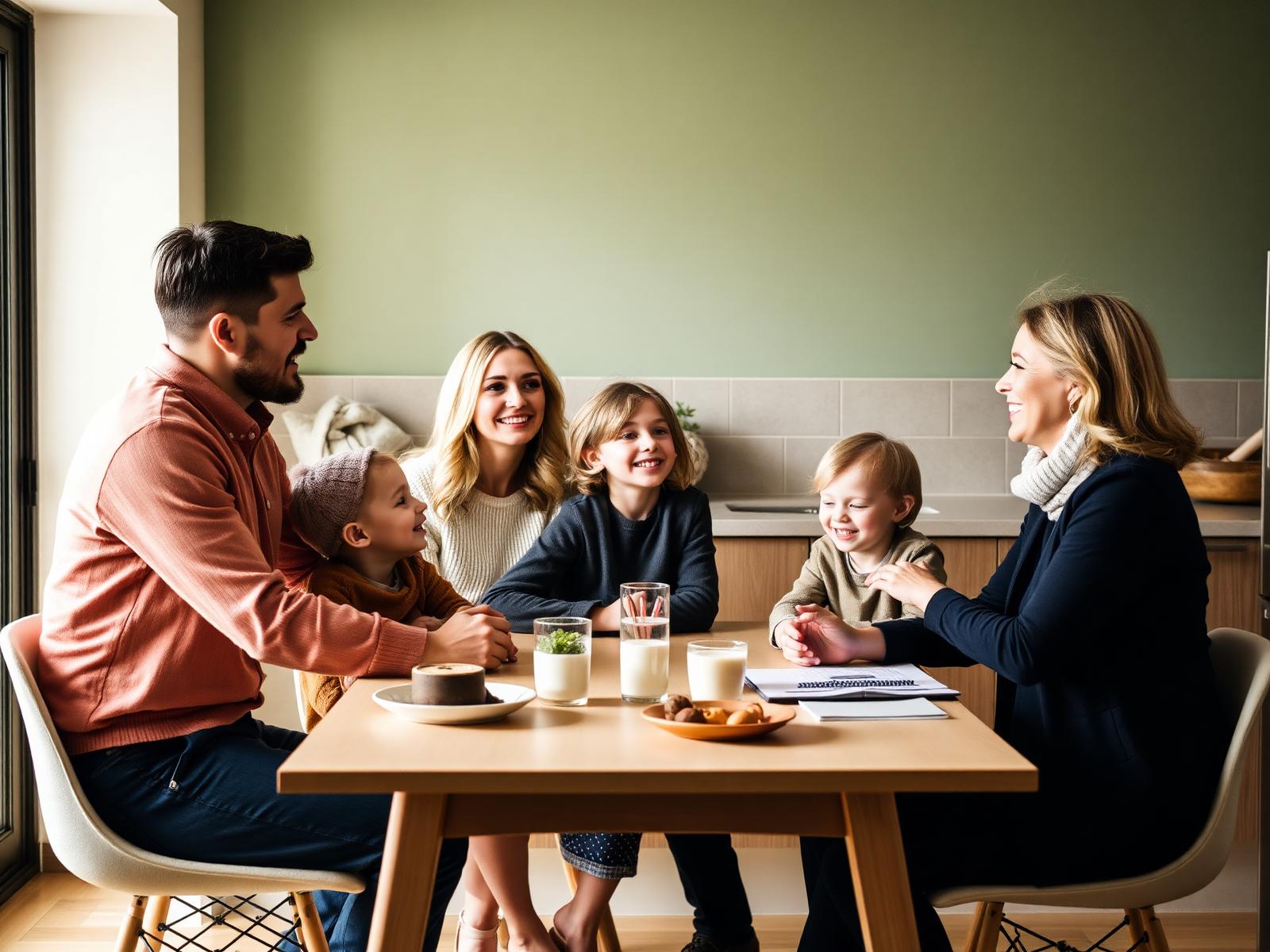 A family meeting with their long-term CPA advisor